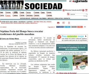 Séptima feria del hongo busca rescatar tradiciones del pueblo mazahua - Consejo Civil Mexicano ...
