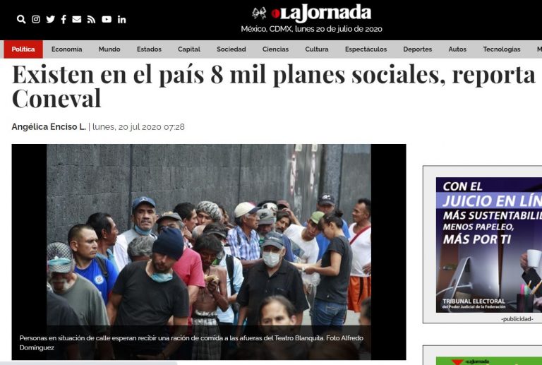 Existen en el país 8 mil planes sociales, reporta Coneval - Consejo Civil Mexicano para la ...