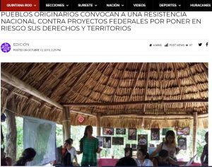 Pueblos originarios convocan a una resistencia nacional contra proyectos federales por poner en ...
